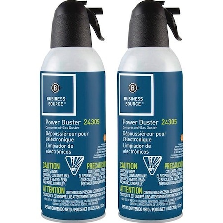 Business Source CLEANER, AIR DUSTER, 10OZ, 2PK BSN24302
